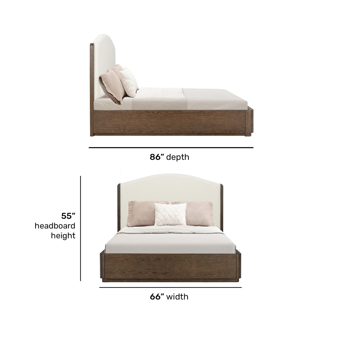 Athens Queen Upholstered Bed - image 7