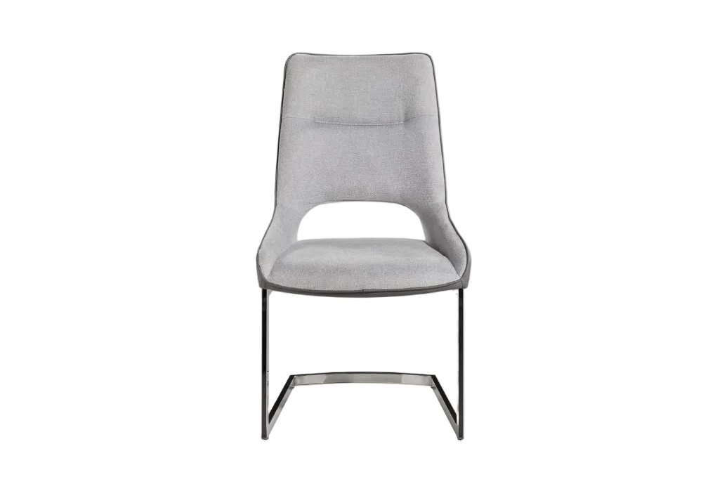 Two-Tone Grey PU Chair