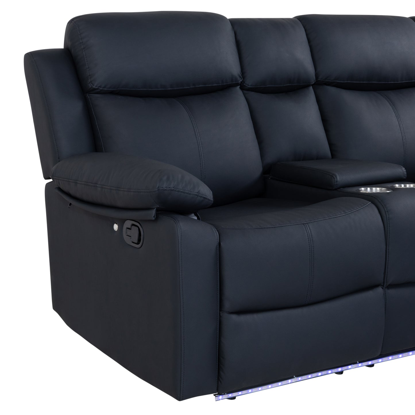 Reclining LED Sectional