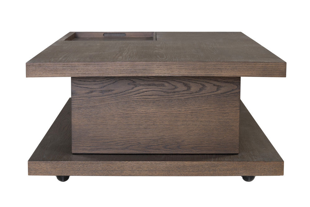 Athens Rectangular Coffee Table with Casters - Default Title