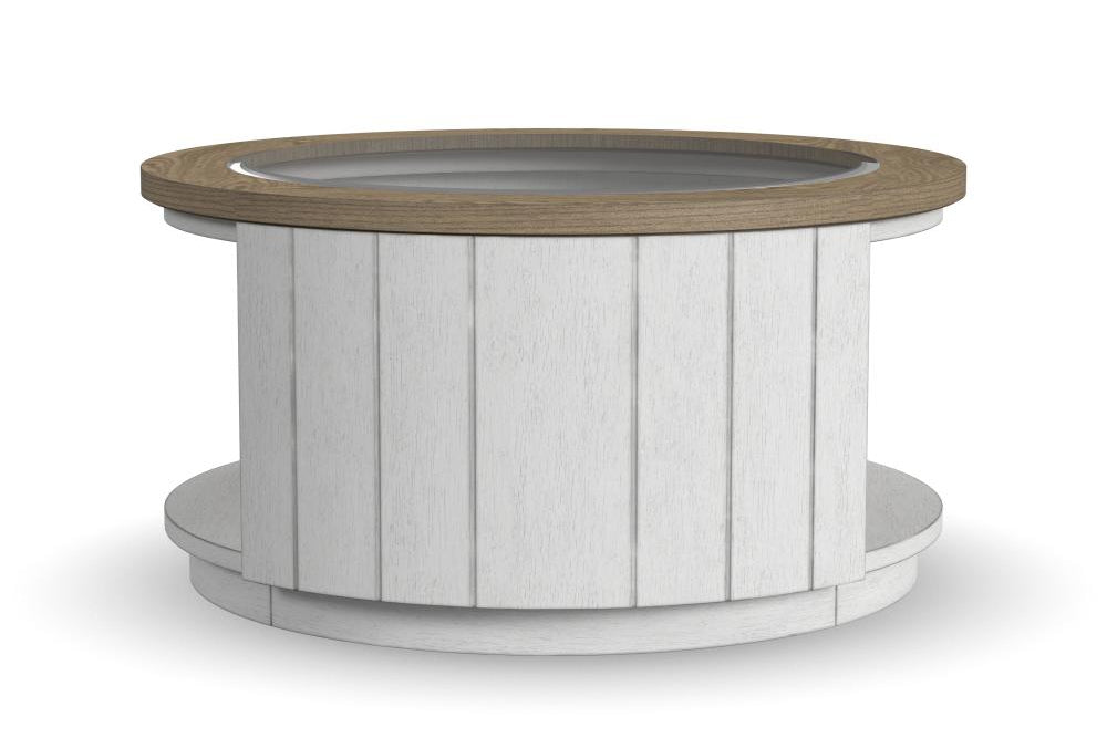 Melody Round Coffee Table with Casters - Default Title