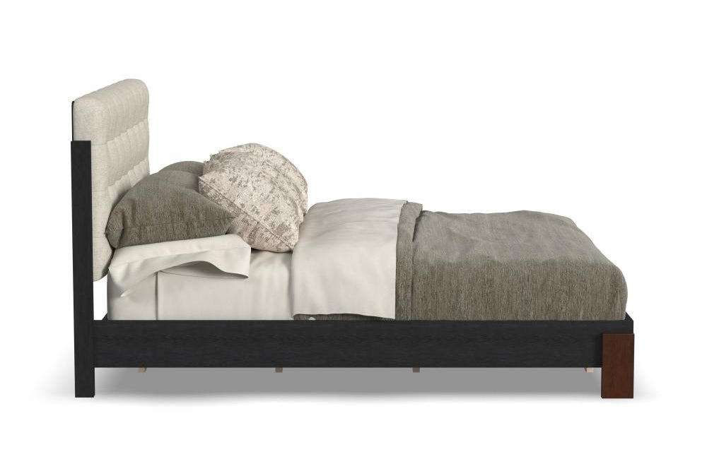 Waterfall King Upholstered Bed - Default Title