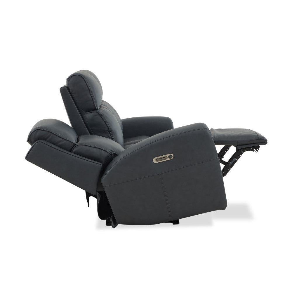 Warren Power Reclining Sofa with Console, Power Headrest & Lumbar - Default Title