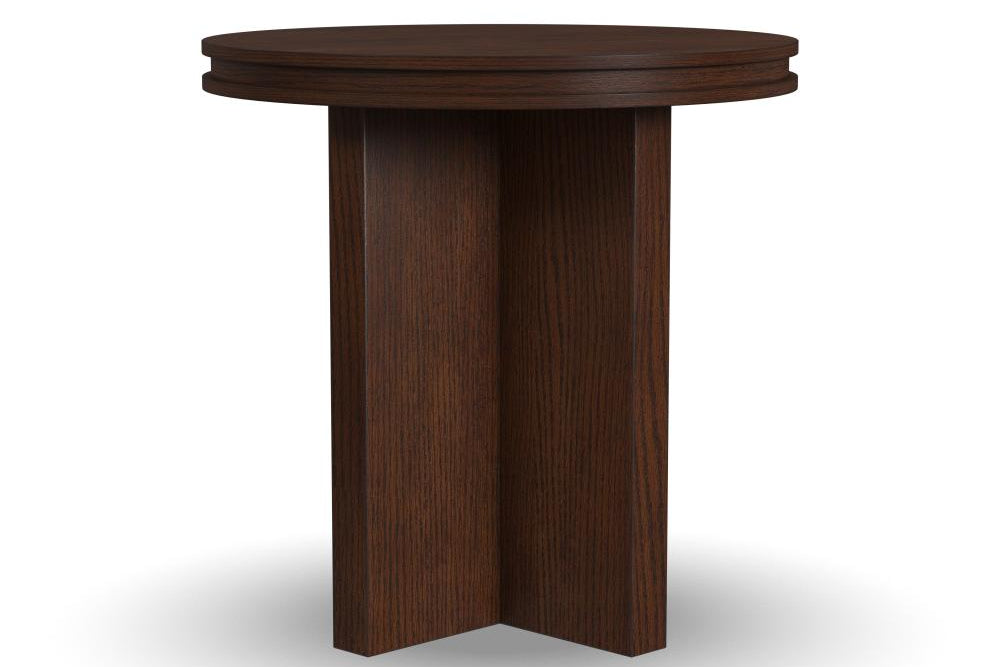 Waterfall Round End Table - Brown - 5000007786