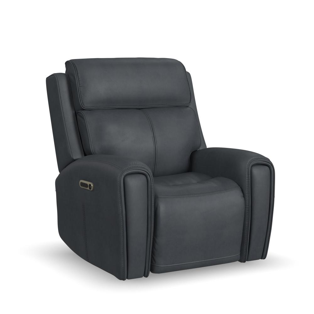 Warren Power Recliner with Power Headrest & Lumbar - Leather 727-41