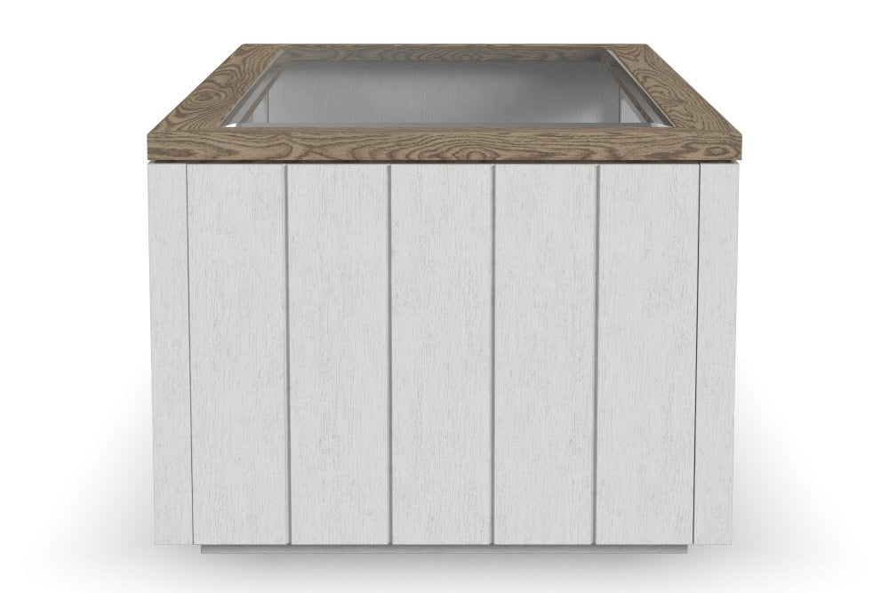 Melody Rectangular Coffee Table with Casters - Default Title