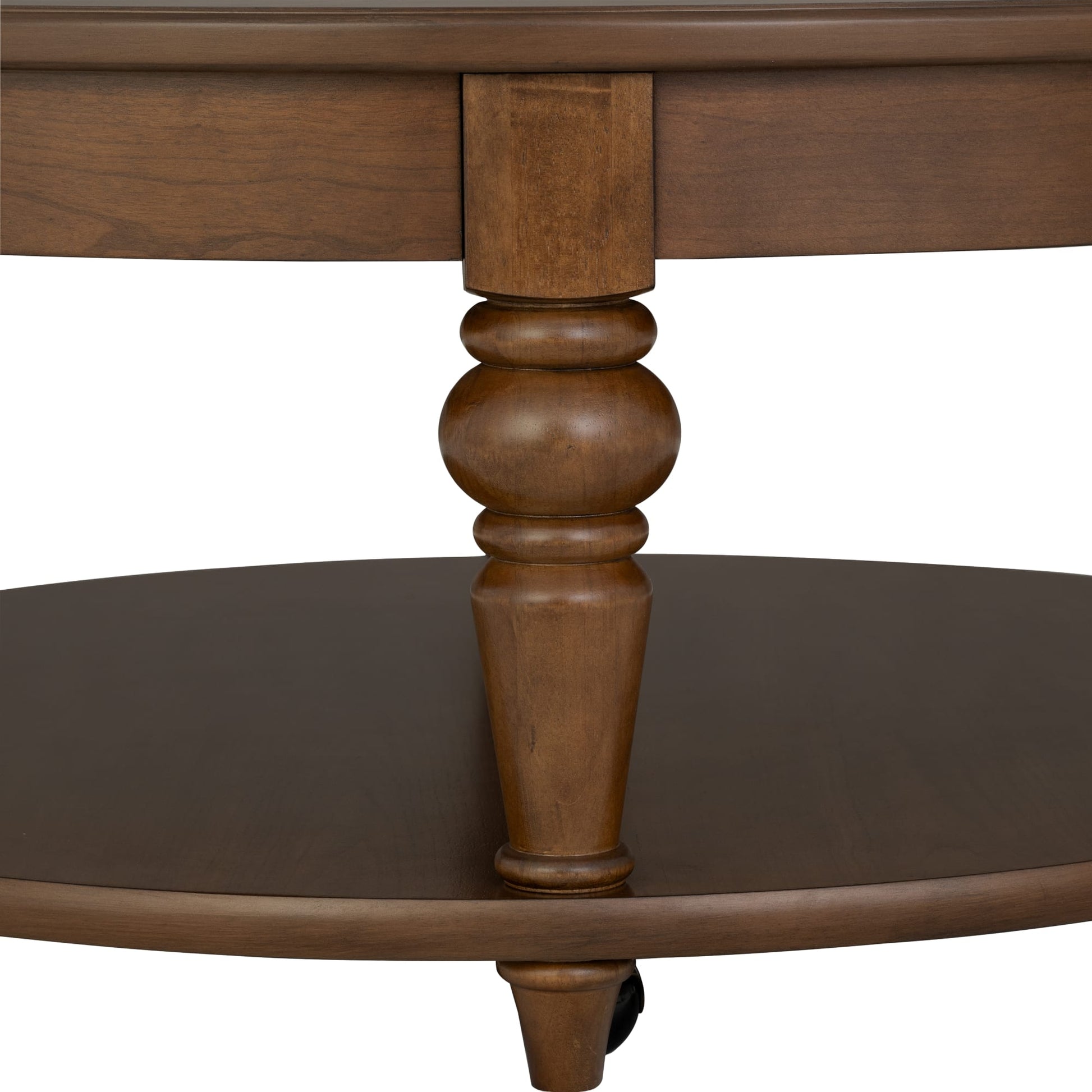 Bellevue Round Coffee Table with Casters - image 6