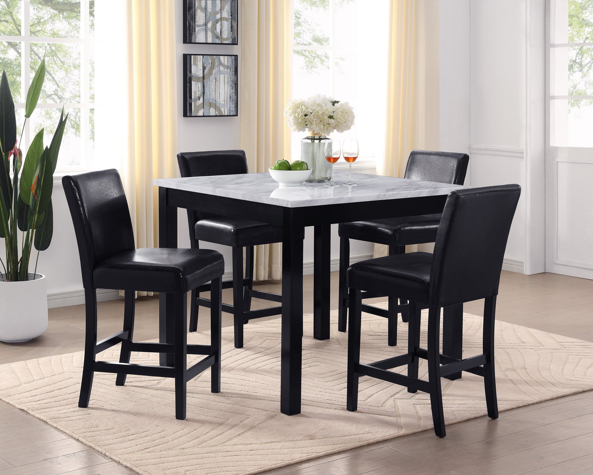 PU Lennon Counter Height Dining Collection