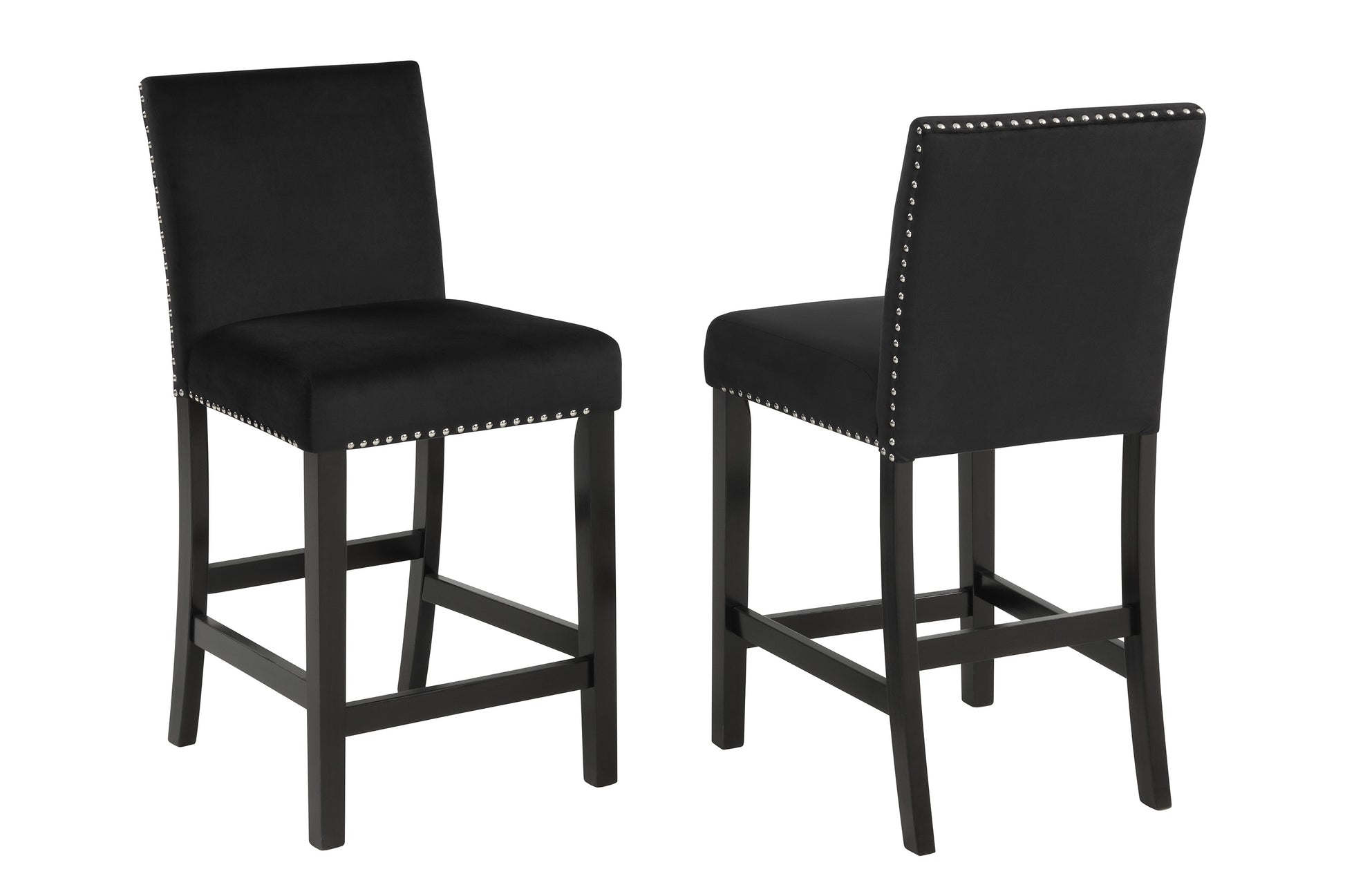 Black Velvet Lennon Counter Height Dining Collection