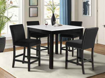 Black Velvet Lennon Counter Height Dining Collection