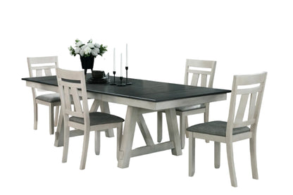 Maribelle Chalk Warm Grey Dining Collection