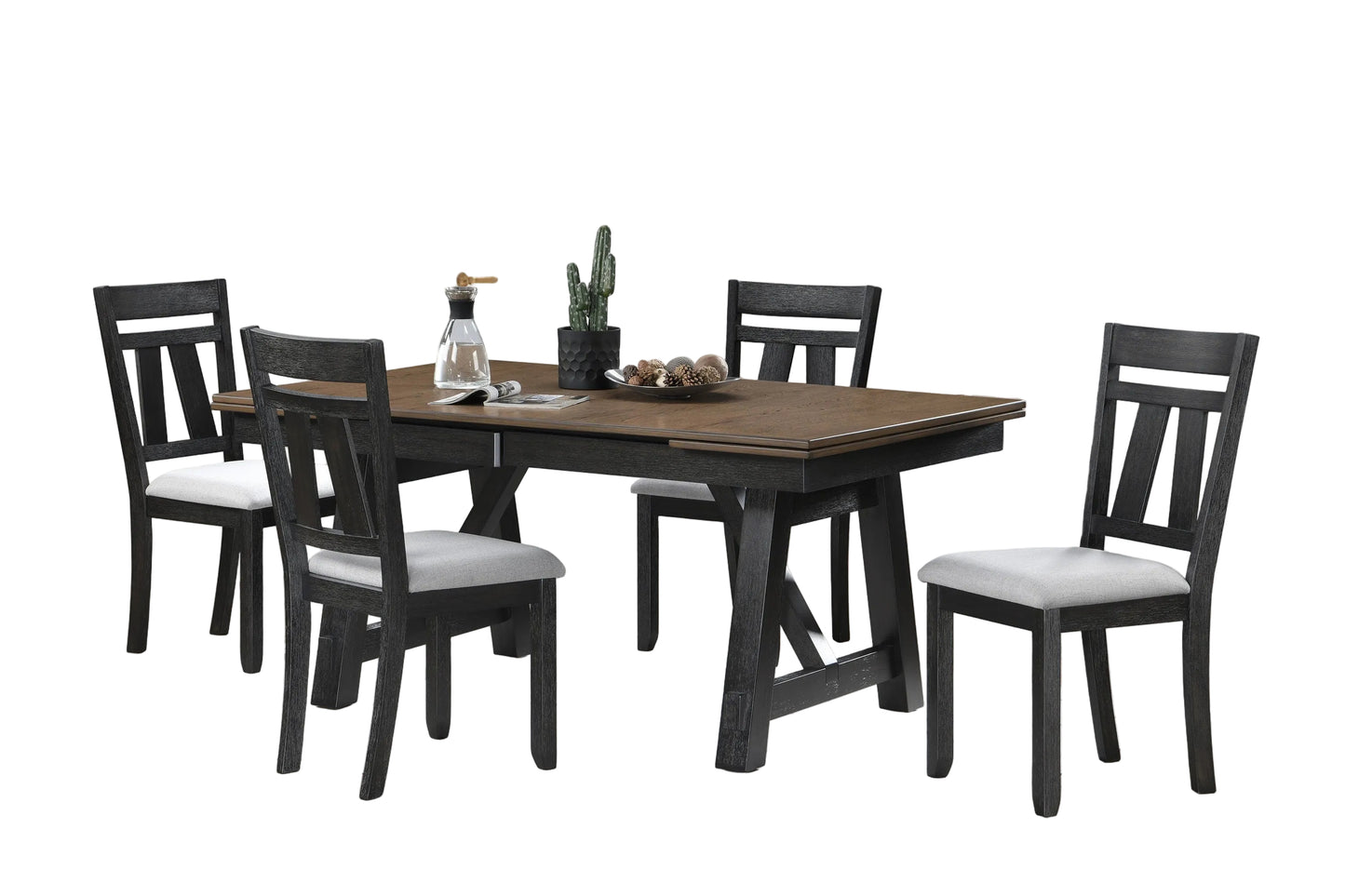 Maribelle Wheat Charcoal Dining Collection