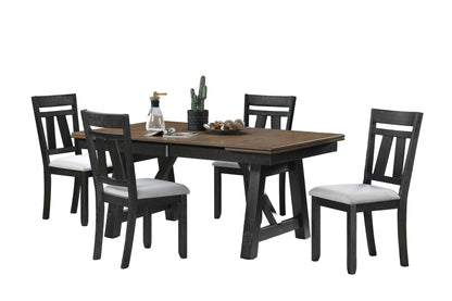 Maribelle Wheat Charcoal Dining Collection