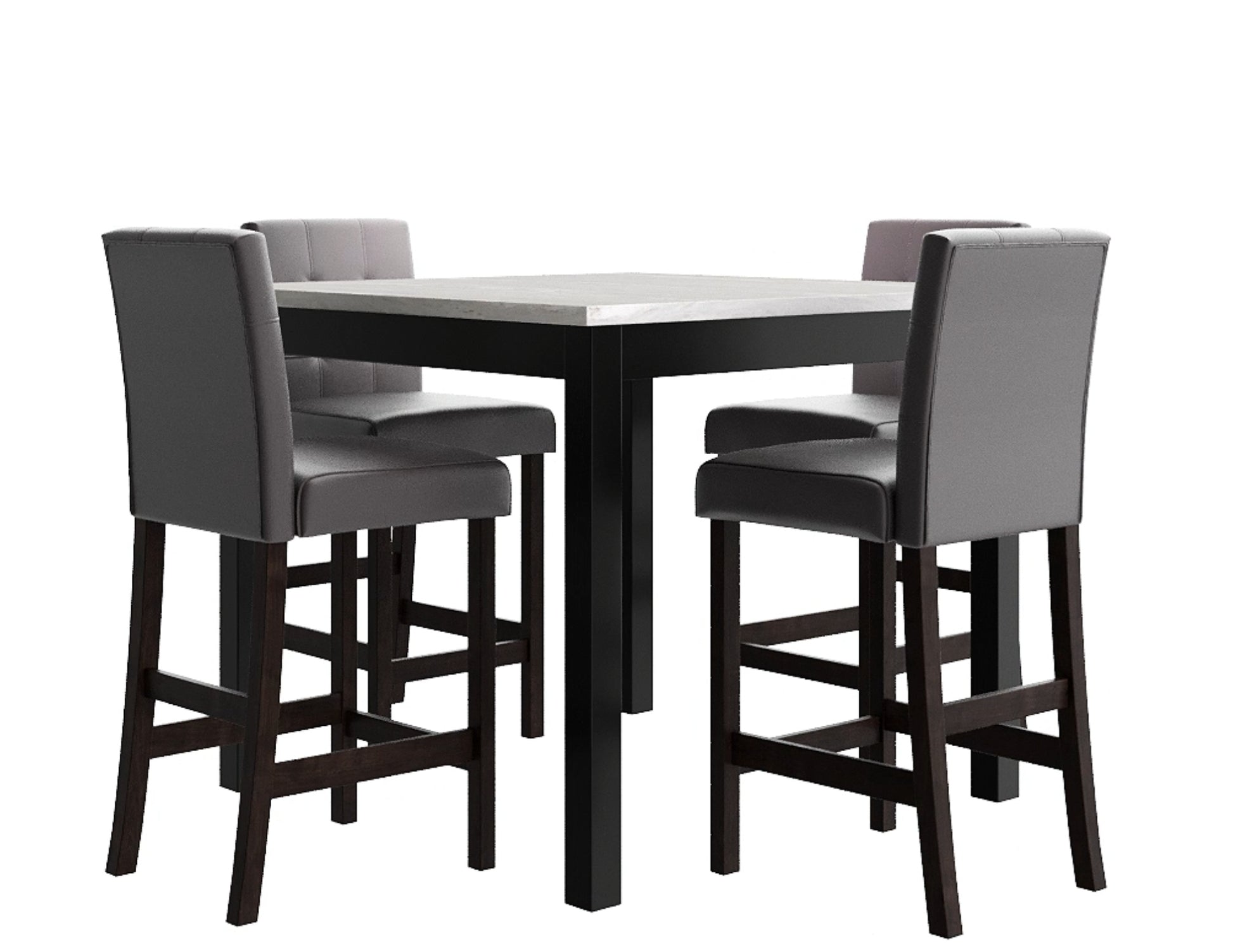 Grey Marble Bar Set