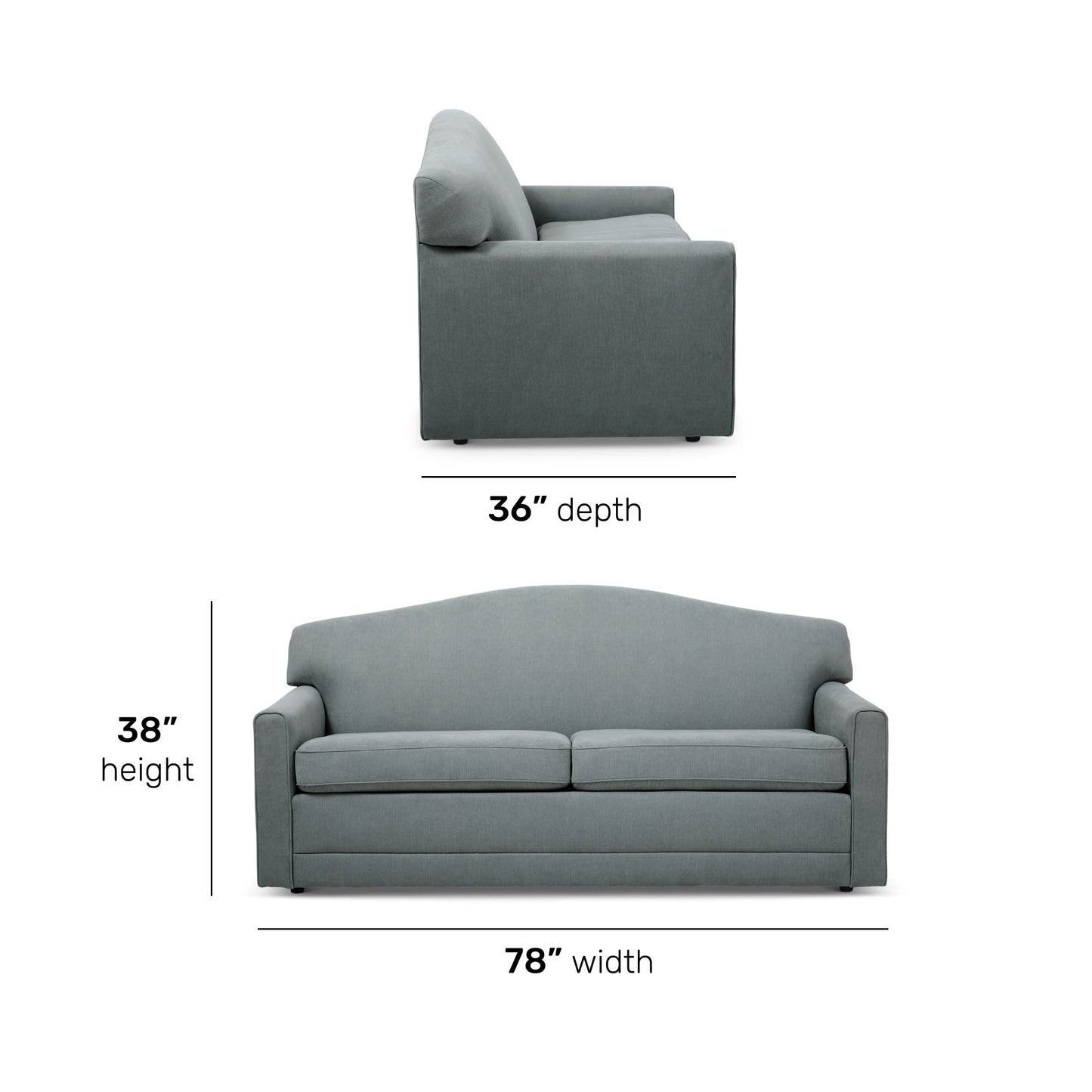 Aggie Two-Cushion Sofa