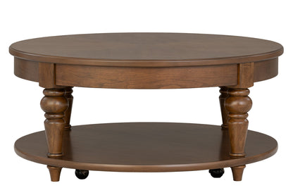 Bellevue Round Coffee Table with Casters - image 3