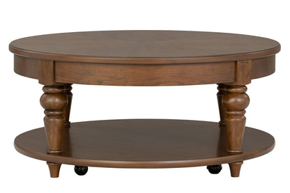Bellevue Round Coffee Table with Casters - W1042-0341