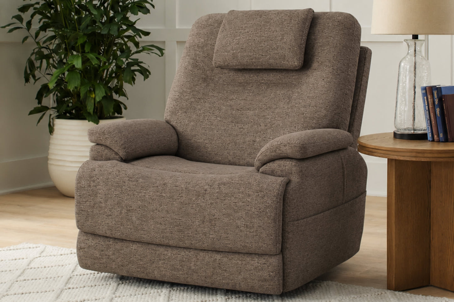 Zecliner Model 2+ Power Lift Sleep Recliner with Power Headrest, Lumbar, Heat & Massage