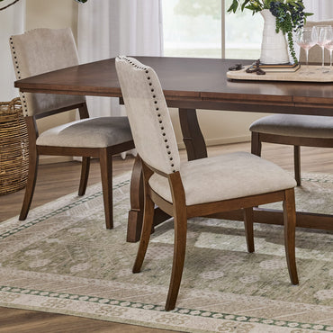 Bellevue Pair of Upholstered Dining Chairs - Standard