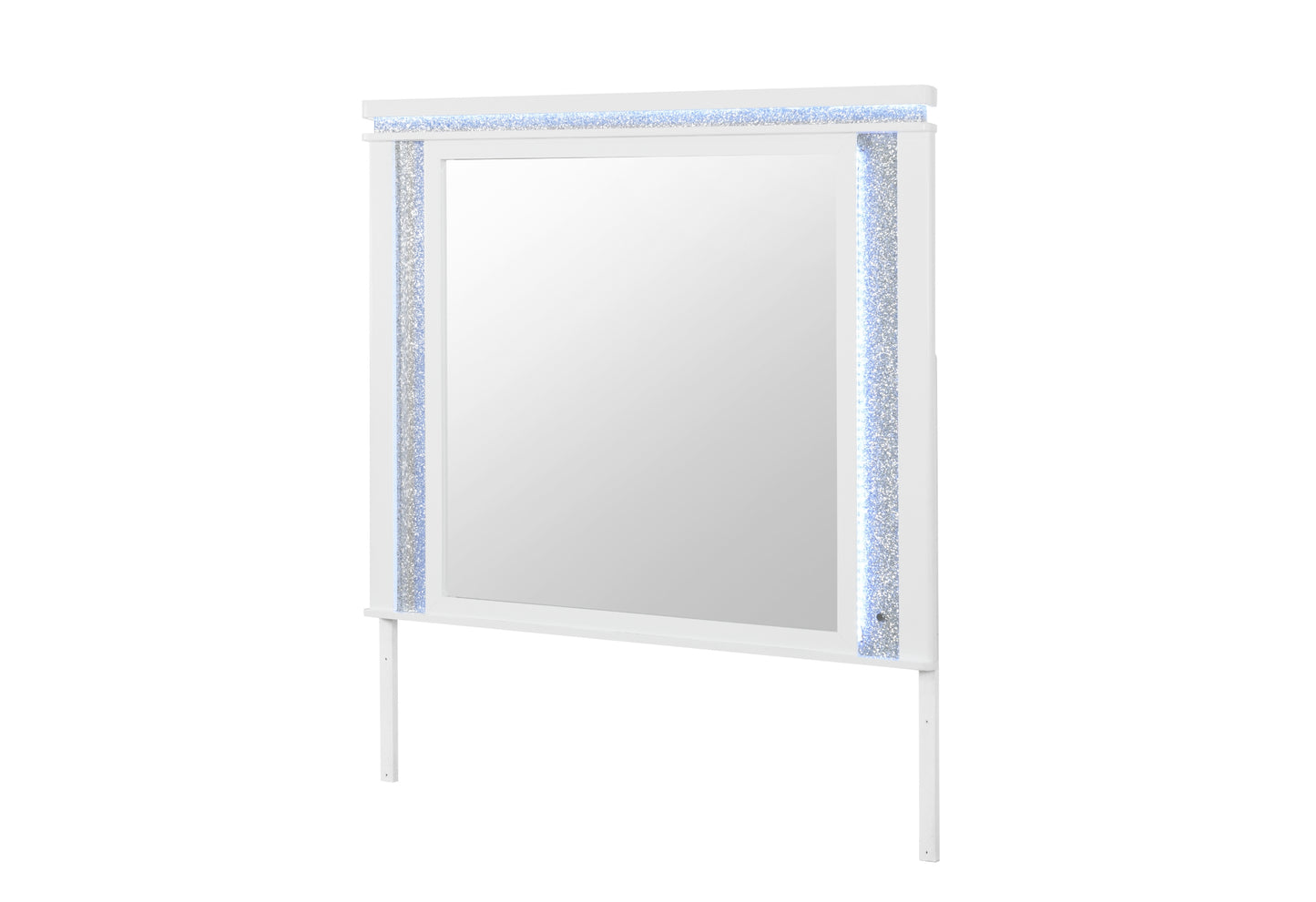 Alina White LED Bedroom Collection