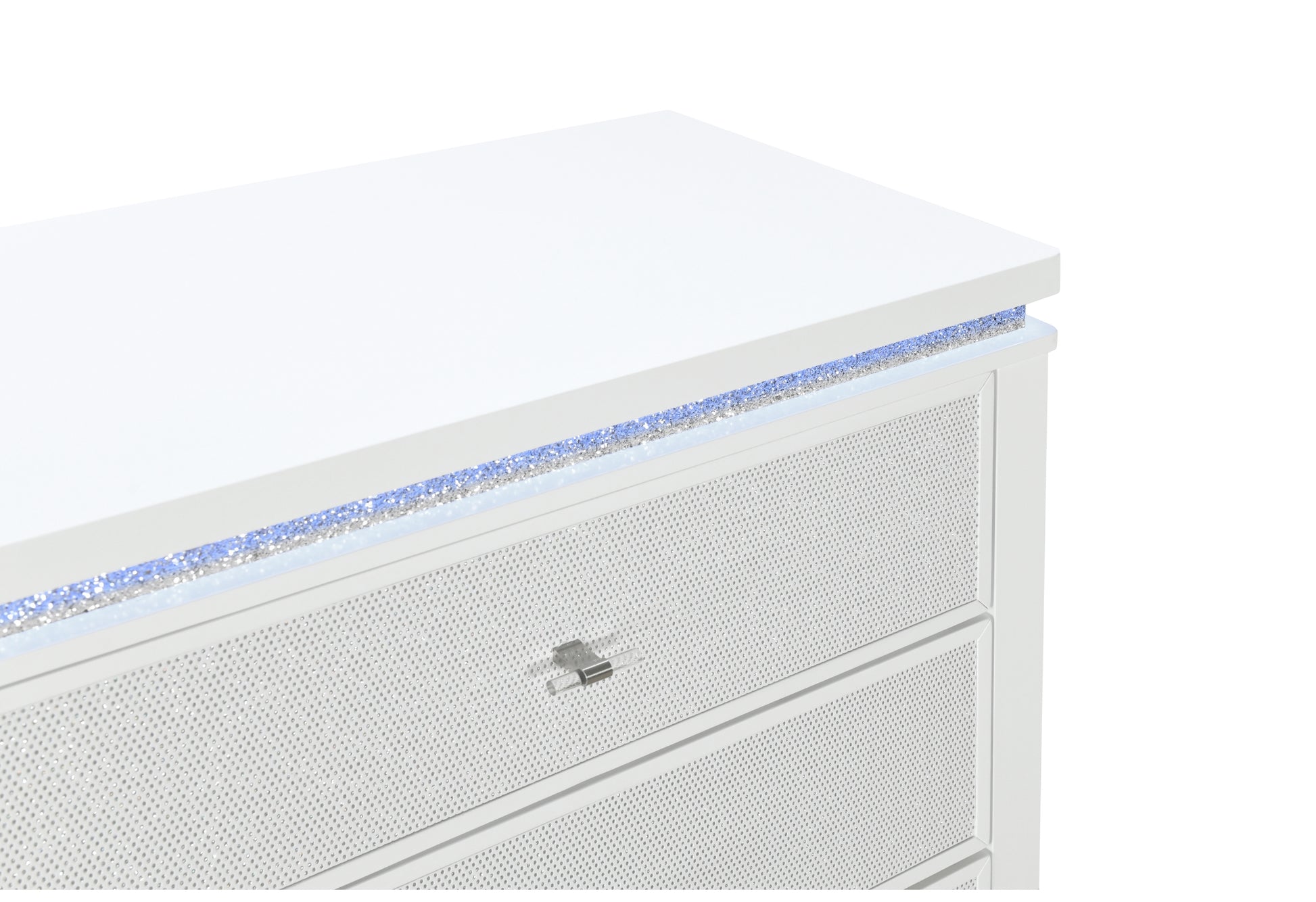 Alina White LED Bedroom Collection