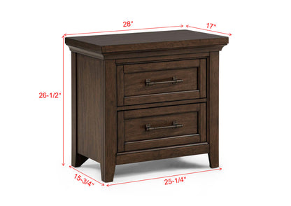 Beckett Brown Bedroom Collection