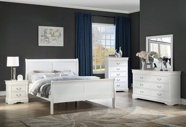 Louis Philip White Bedroom Collection