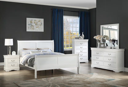 Louis Philip White Bedroom Collection