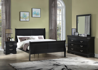 Louis Philip Black Bedroom Collection