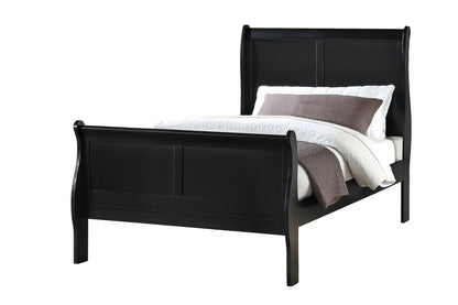 Louis Philip Black Bedroom Collection