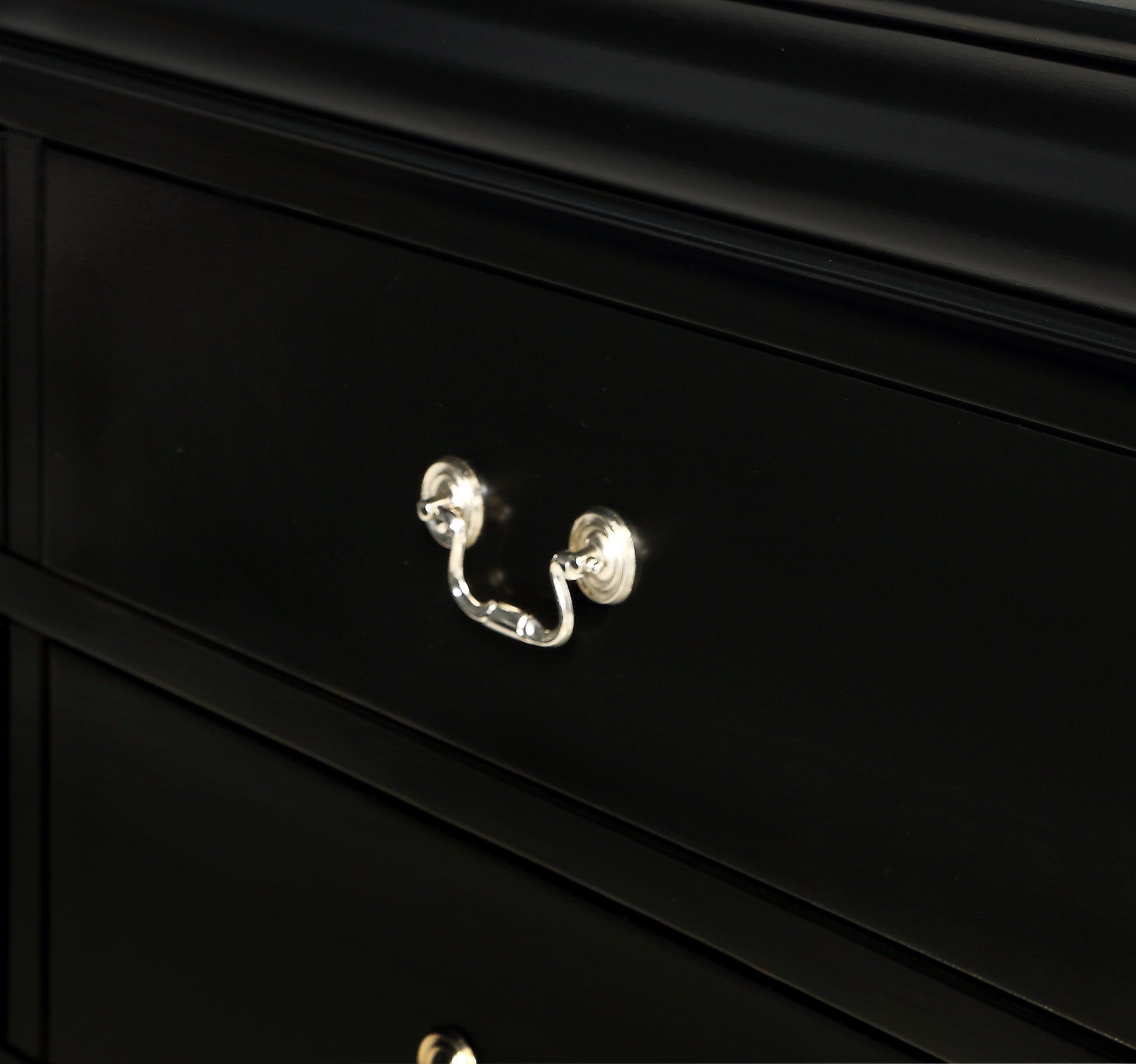 Louis Philip Black Bedroom Collection