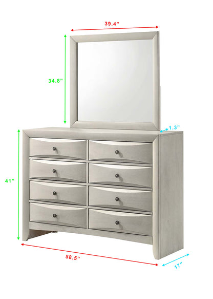 Emily White Bedroom Collection