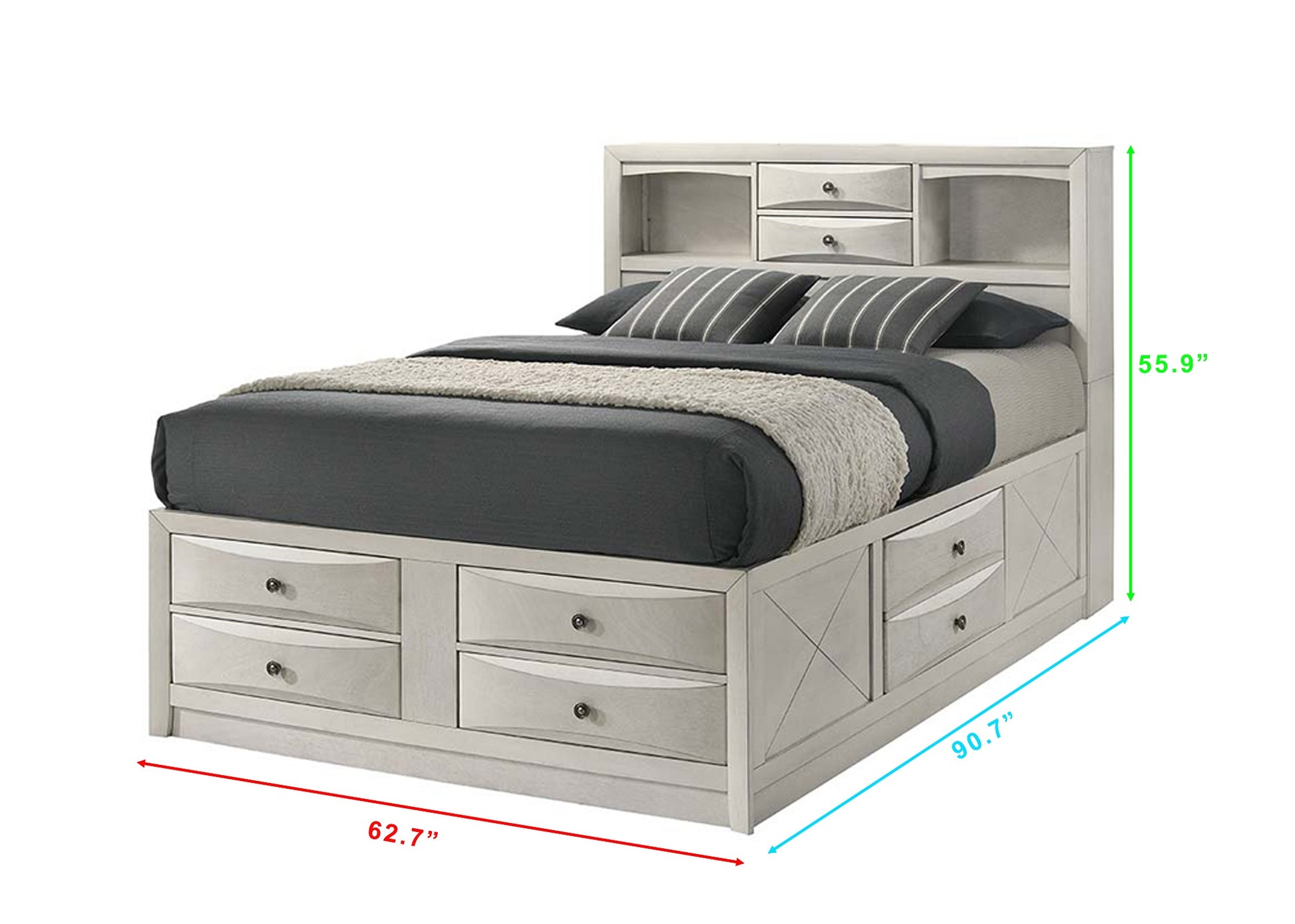 Emily White Bedroom Collection