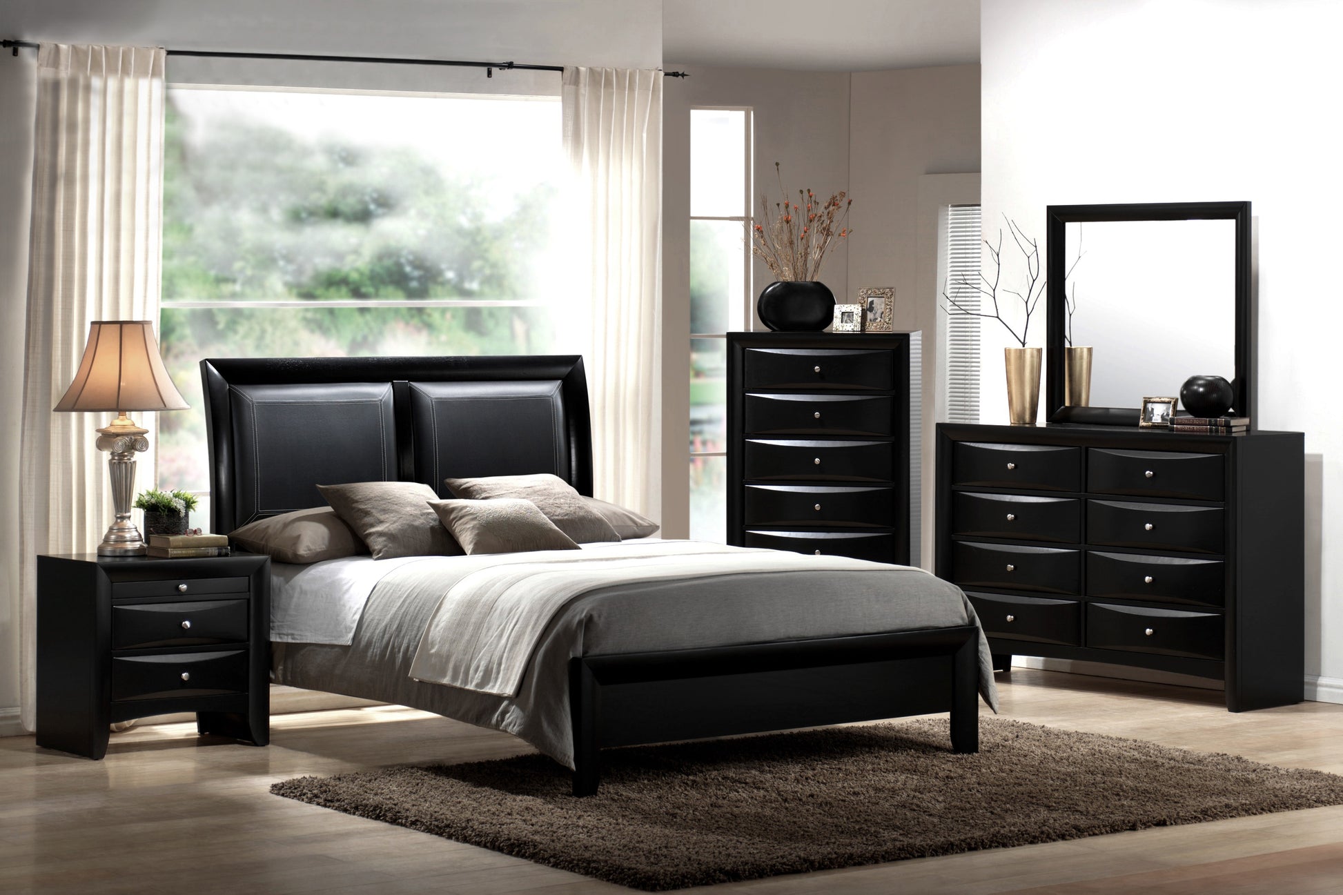 Black Emily Bedroom Collection