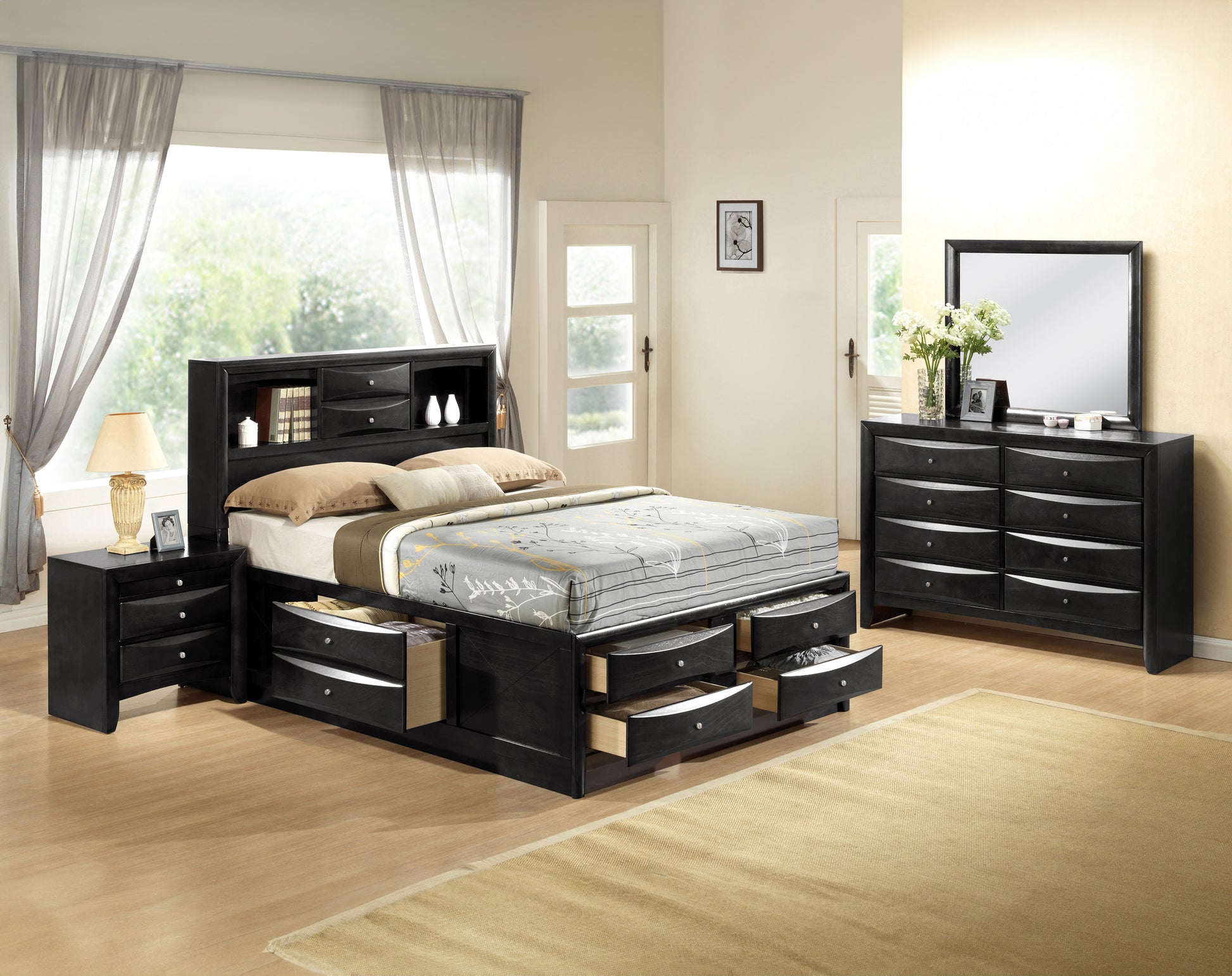 Black Emily Bedroom Collection