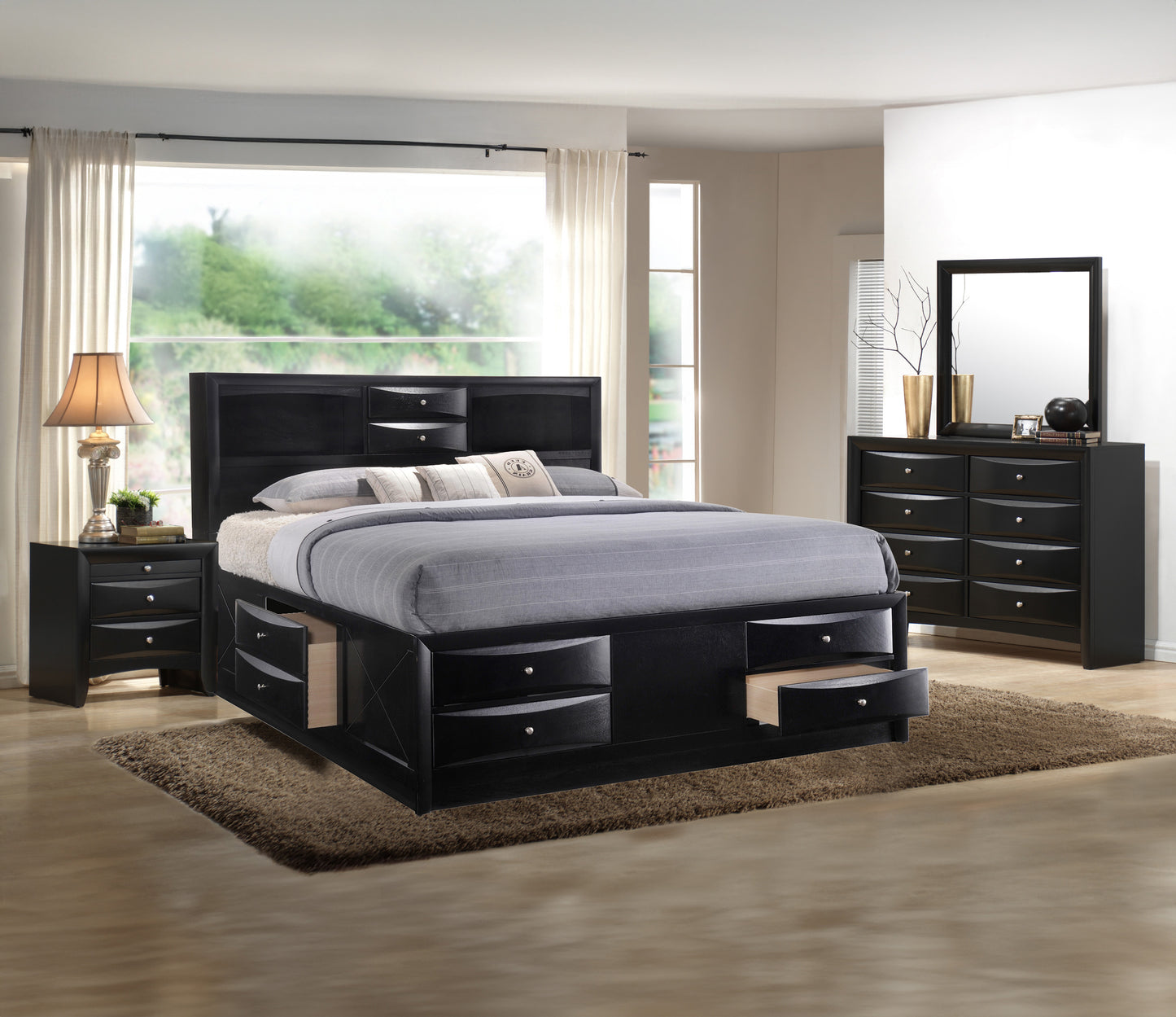 Black Emily Bedroom Collection