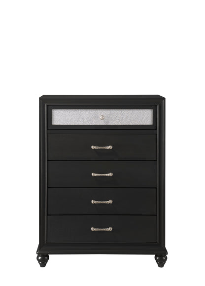 Lila Black Bedroom Collection