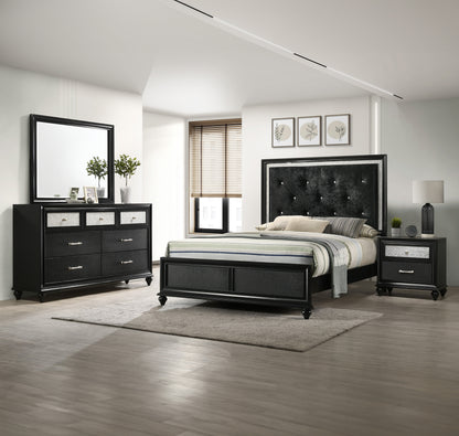 Lila Black Bedroom Collection