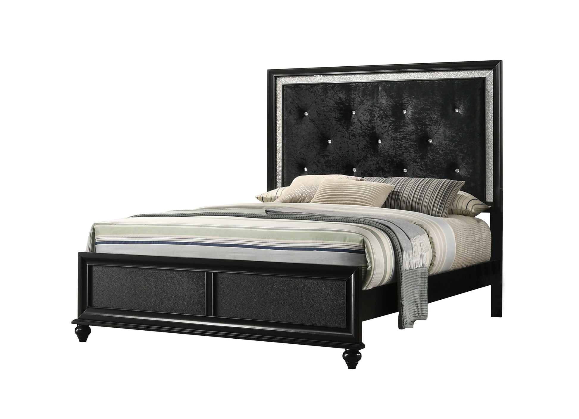 Lila Black Bedroom Collection