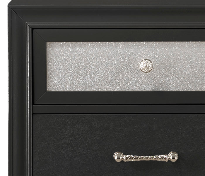 Lila Black Bedroom Collection