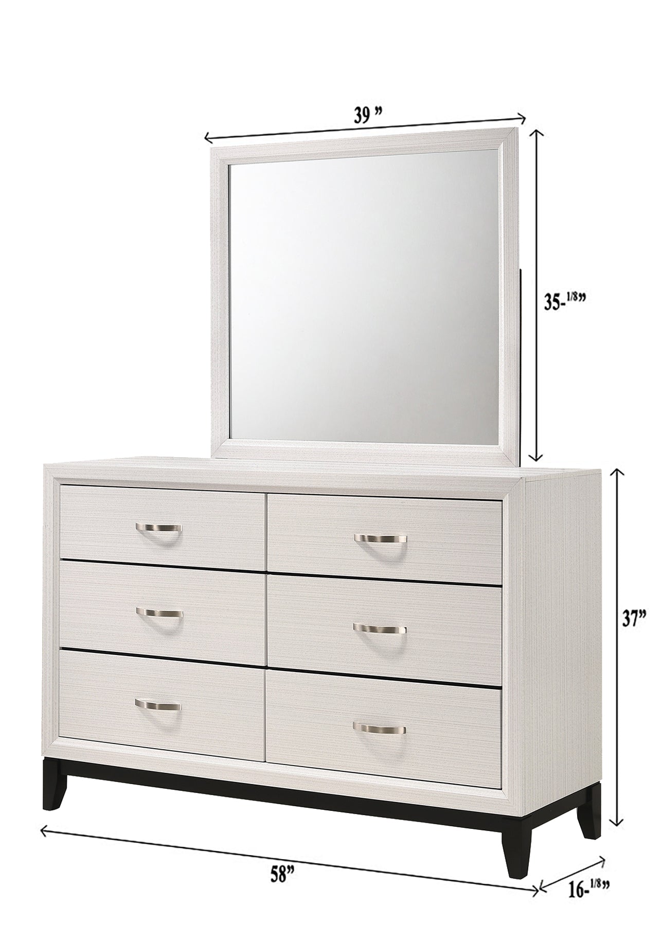 Akerson Chalk Bedroom Collection