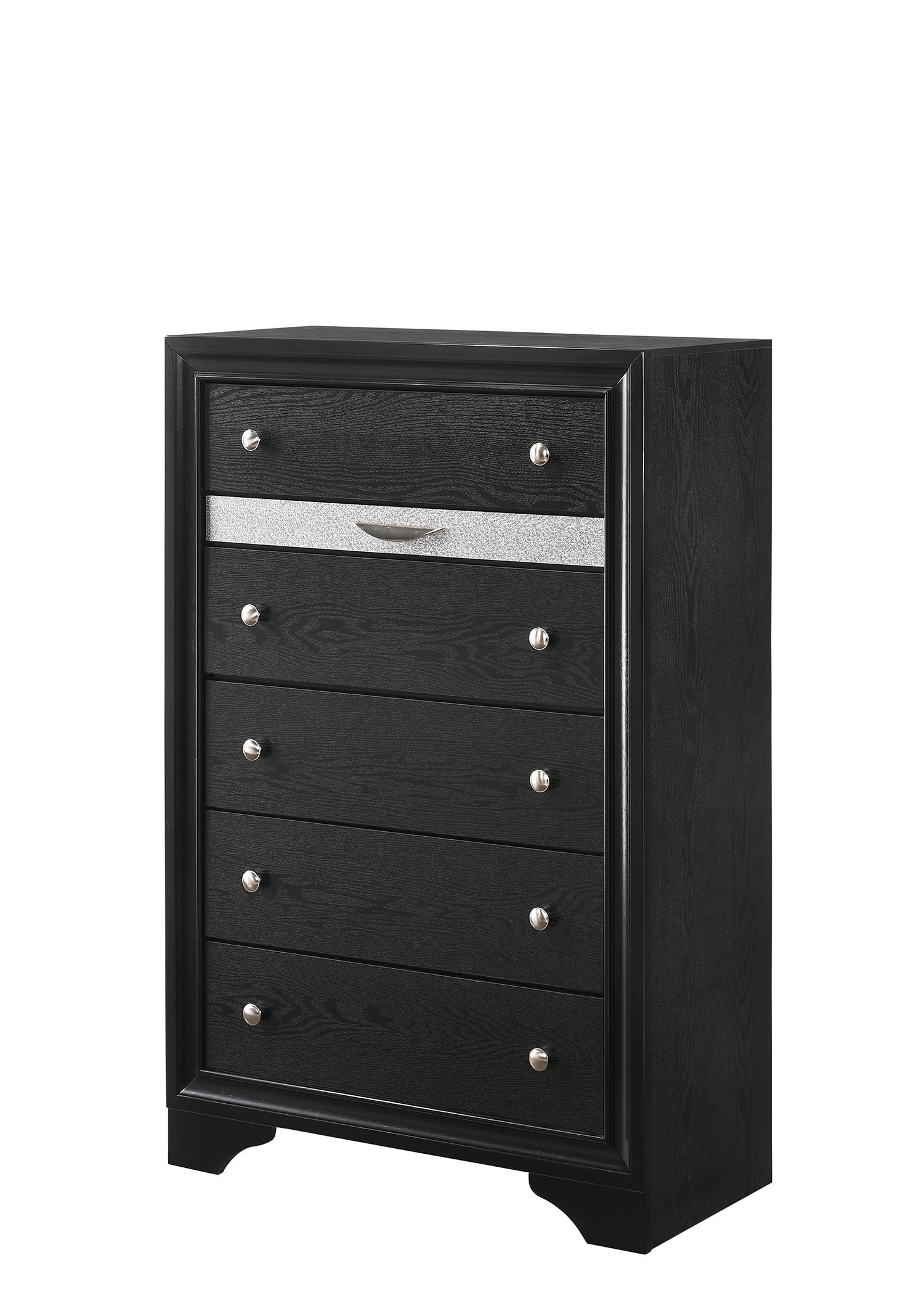 Regata Black Silver Bedroom Collection