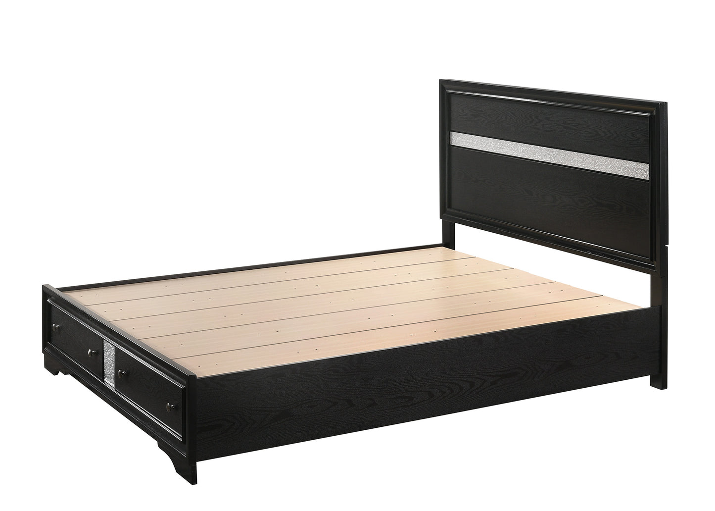 Regata Black Silver Bedroom Collection