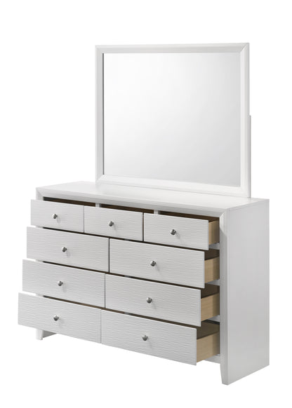 Evan White Bedroom Collection