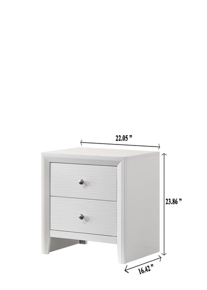 Evan White Bedroom Collection