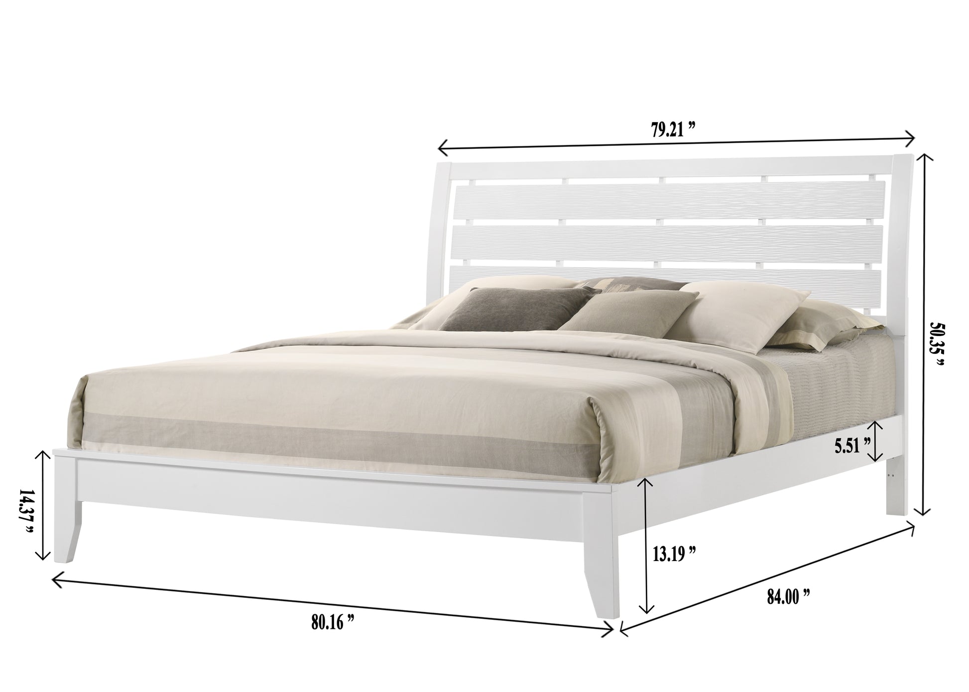 Evan White Bedroom Collection
