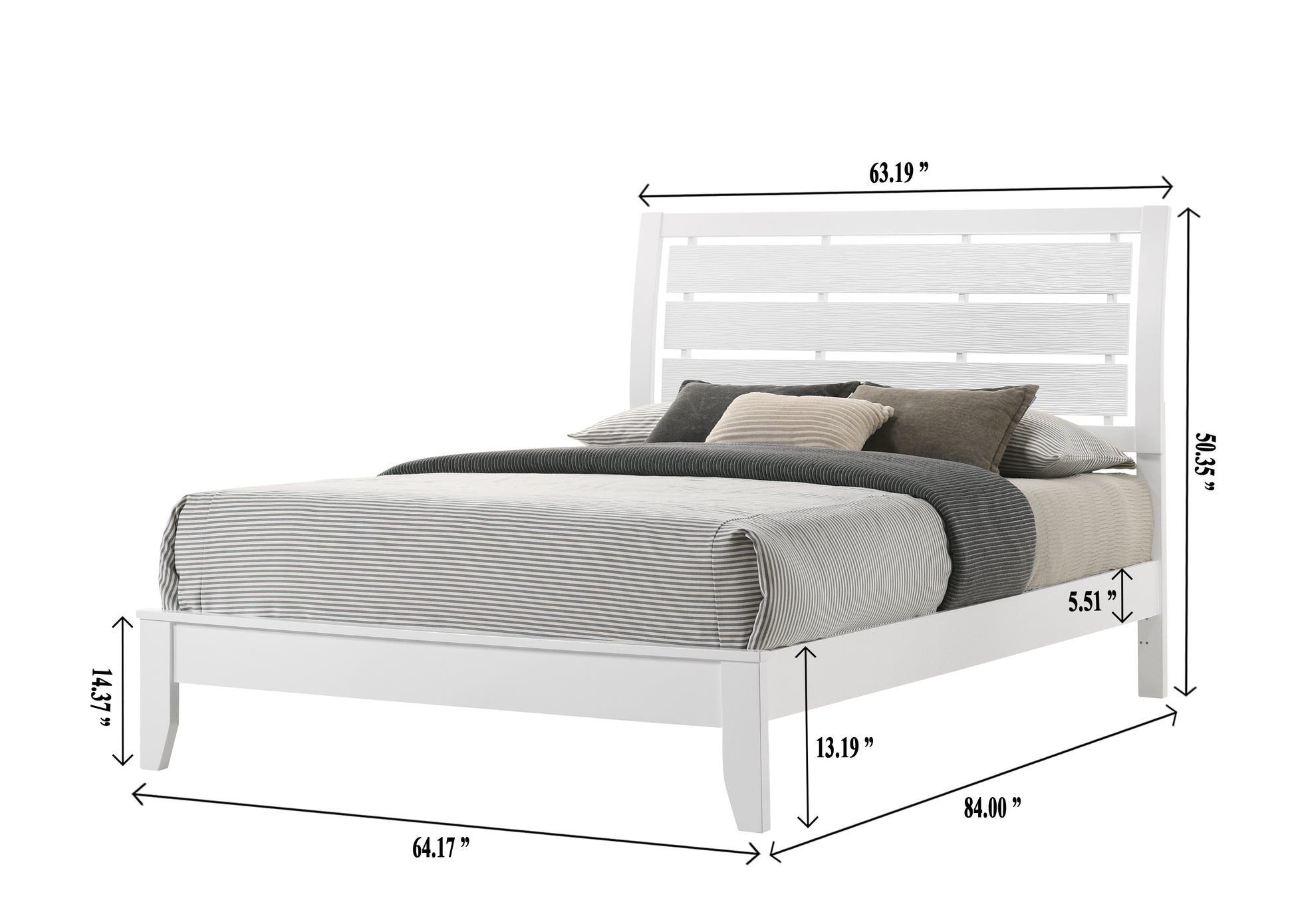 Evan White Bedroom Collection