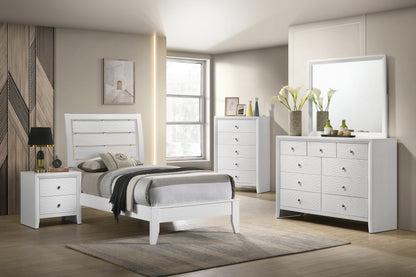 Evan White Bedroom Collection