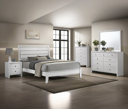 Evan White Bedroom Collection