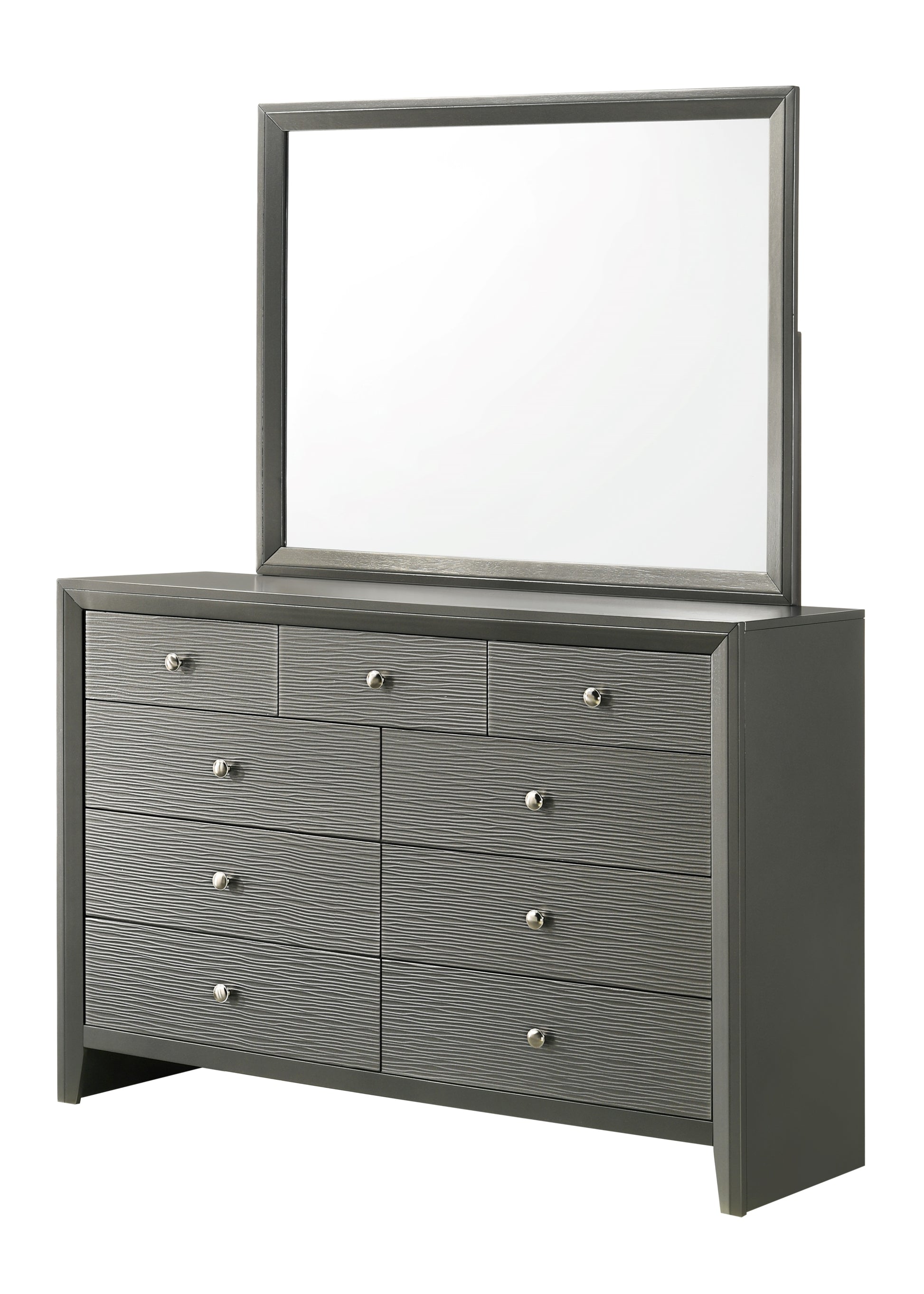 Denker Gun Metal Bedroom Collection
